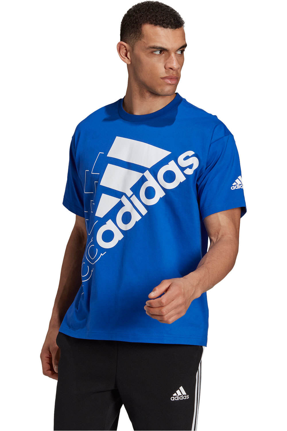 adidas camiseta manga corta hombre U Q3 BLUV BL T vista frontal