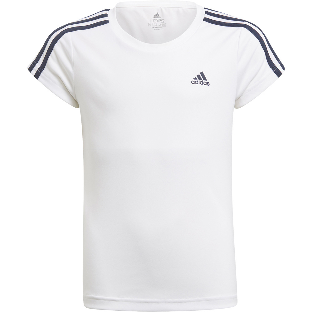 adidas camiseta manga corta niña G 3S T vista frontal