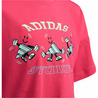 adidas camiseta junior niña LG COT TEE vista detalle