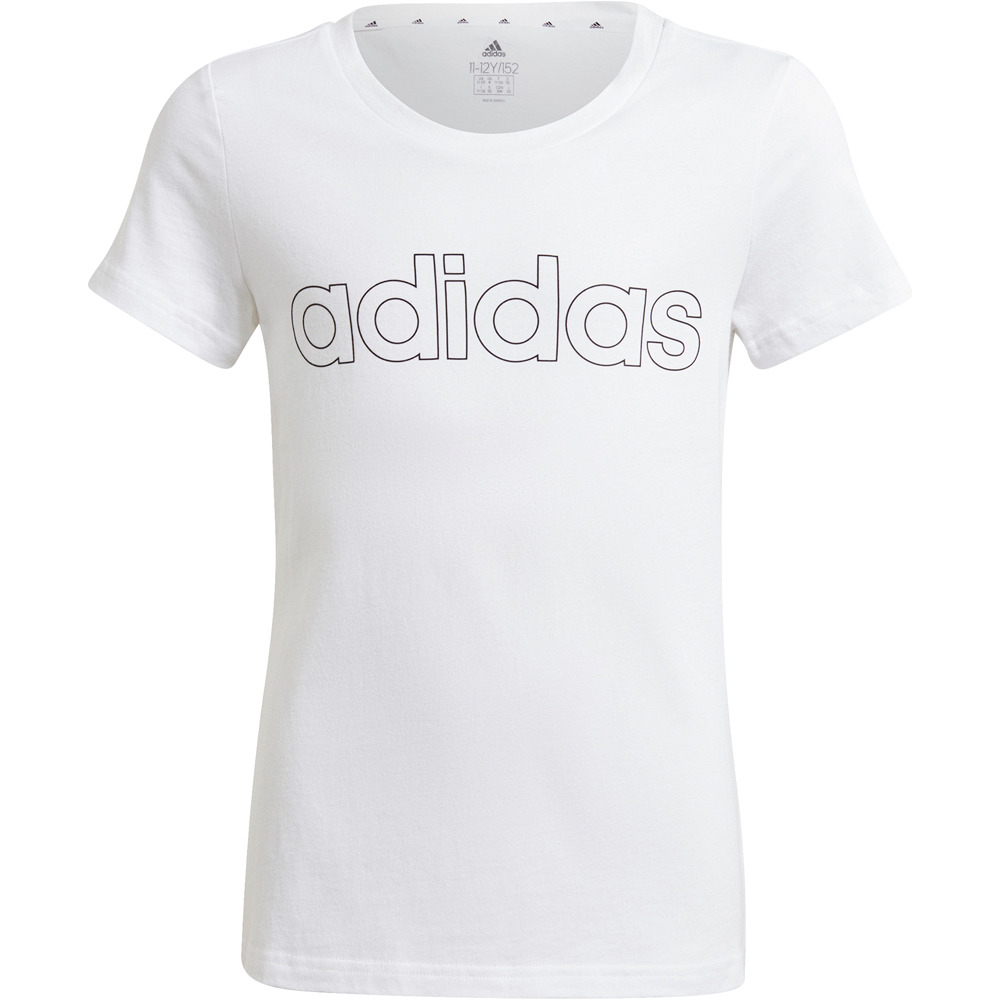 adidas camiseta manga corta niña Essentials vista frontal