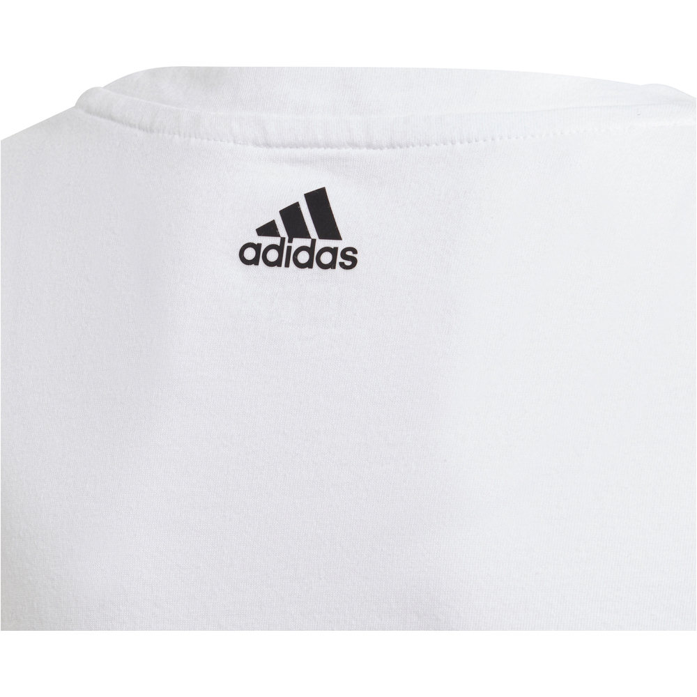 adidas camiseta manga corta niña Essentials vista trasera