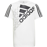 adidas camiseta manga corta niño B LOGO T1 vista frontal