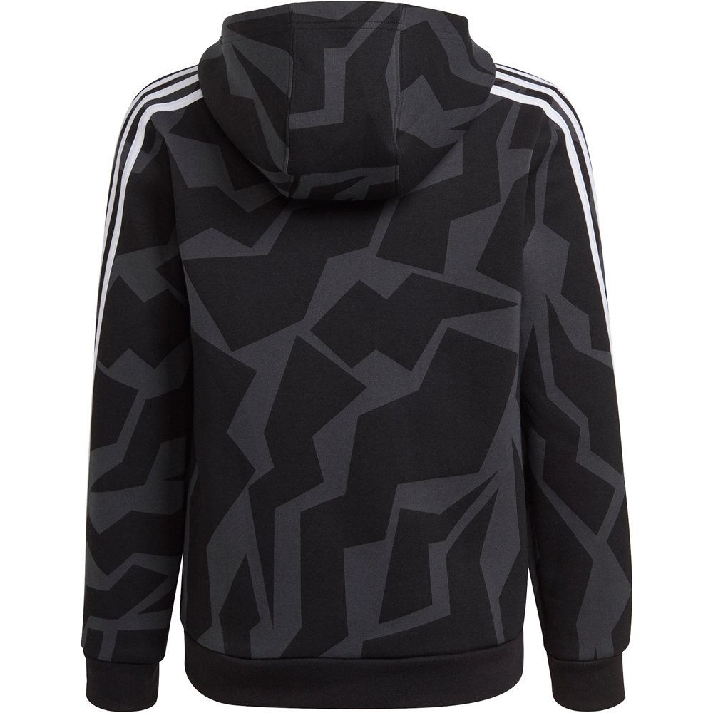 adidas sudadera niño B FI 3S GRA HD vista trasera