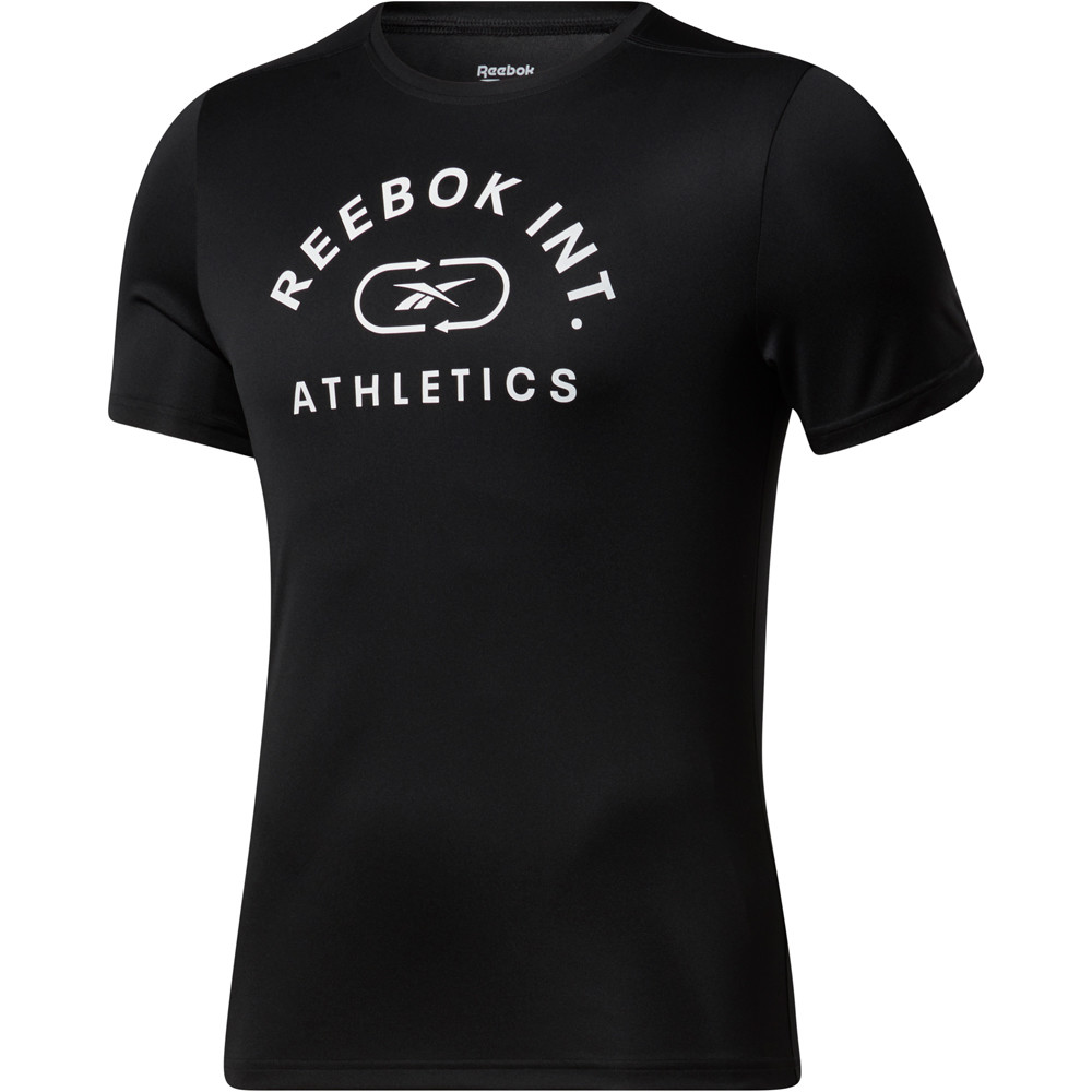 Reebok camiseta fitness hombre WOR POLY GRAPHIC SS TEE vista frontal