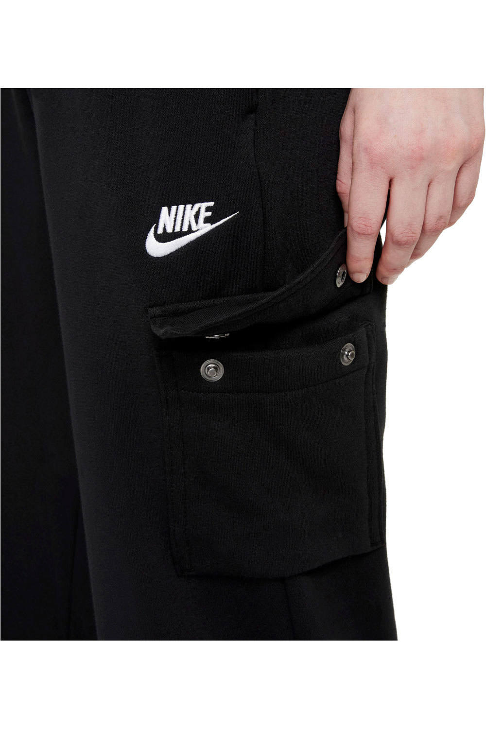 Nike pantalón mujer W NSW ESSNTL FLC MR CRGO PNT vista frontal