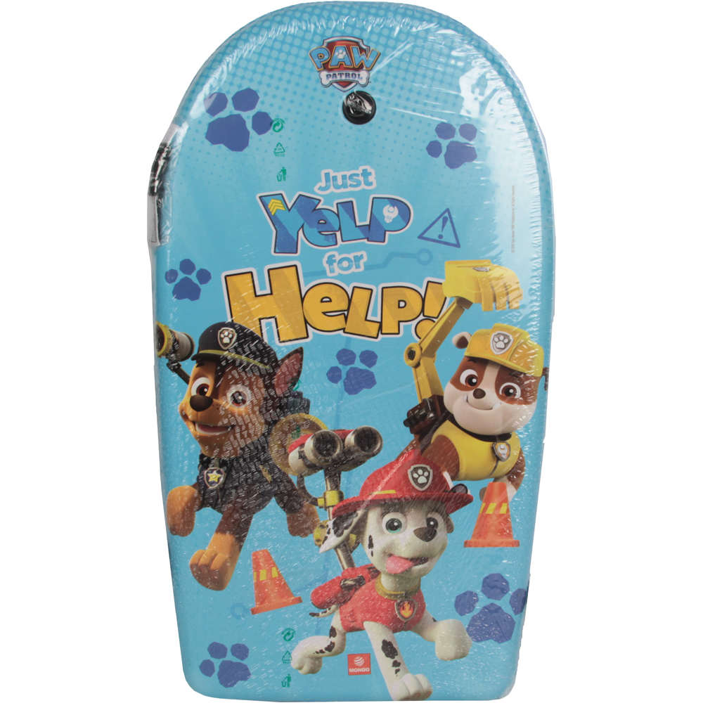 Mondo paw patrol 84cm tablas de bodyboard niño