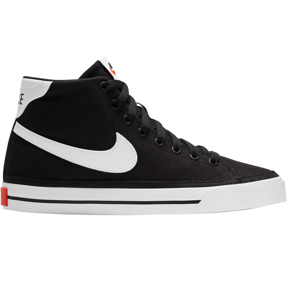 Nike zapatilla moda mujer COURT LEGACY CNVS MID lateral exterior