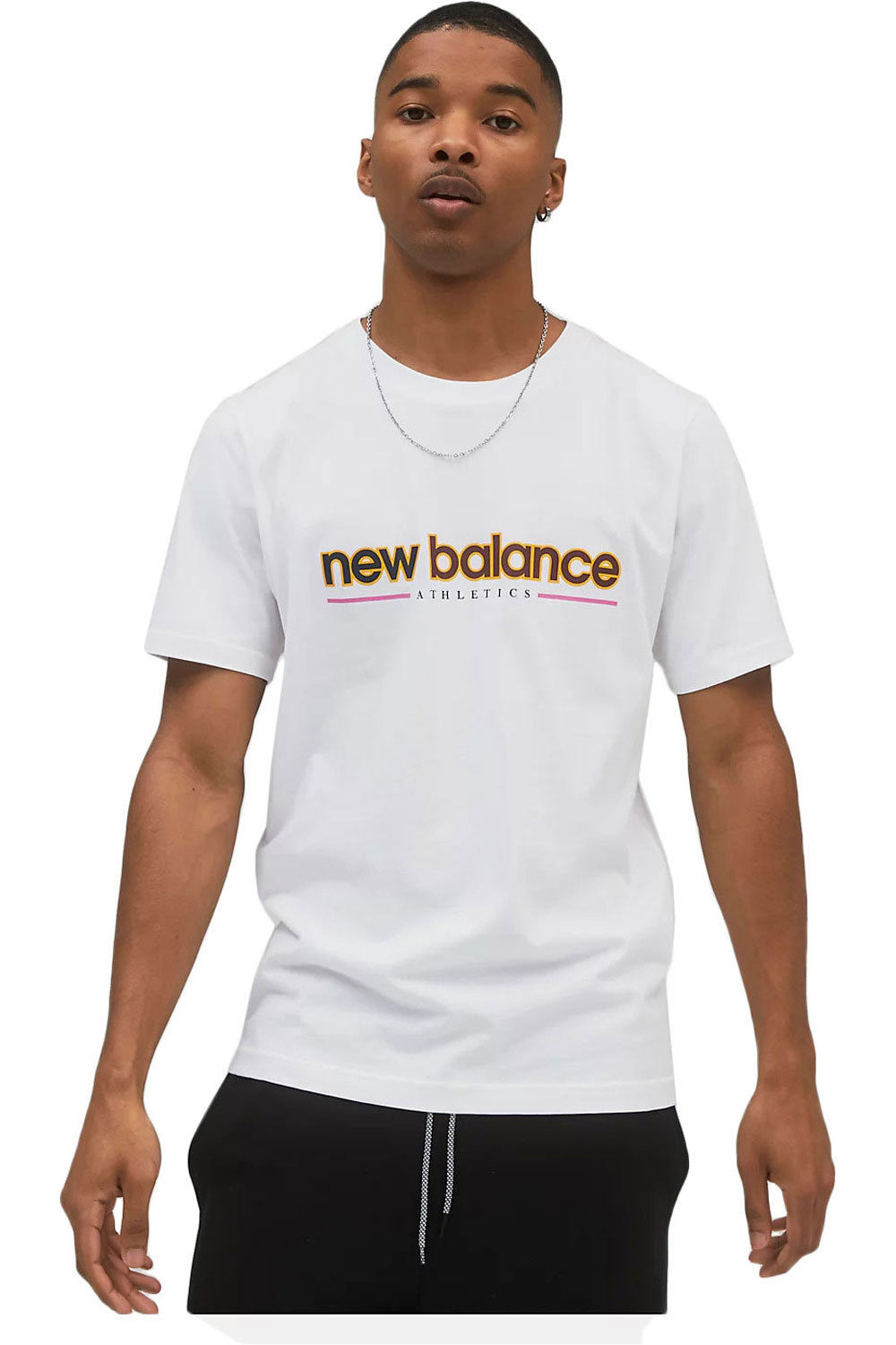 New Balance camiseta manga corta hombre NB Athletics Higher Learning Tee vista frontal