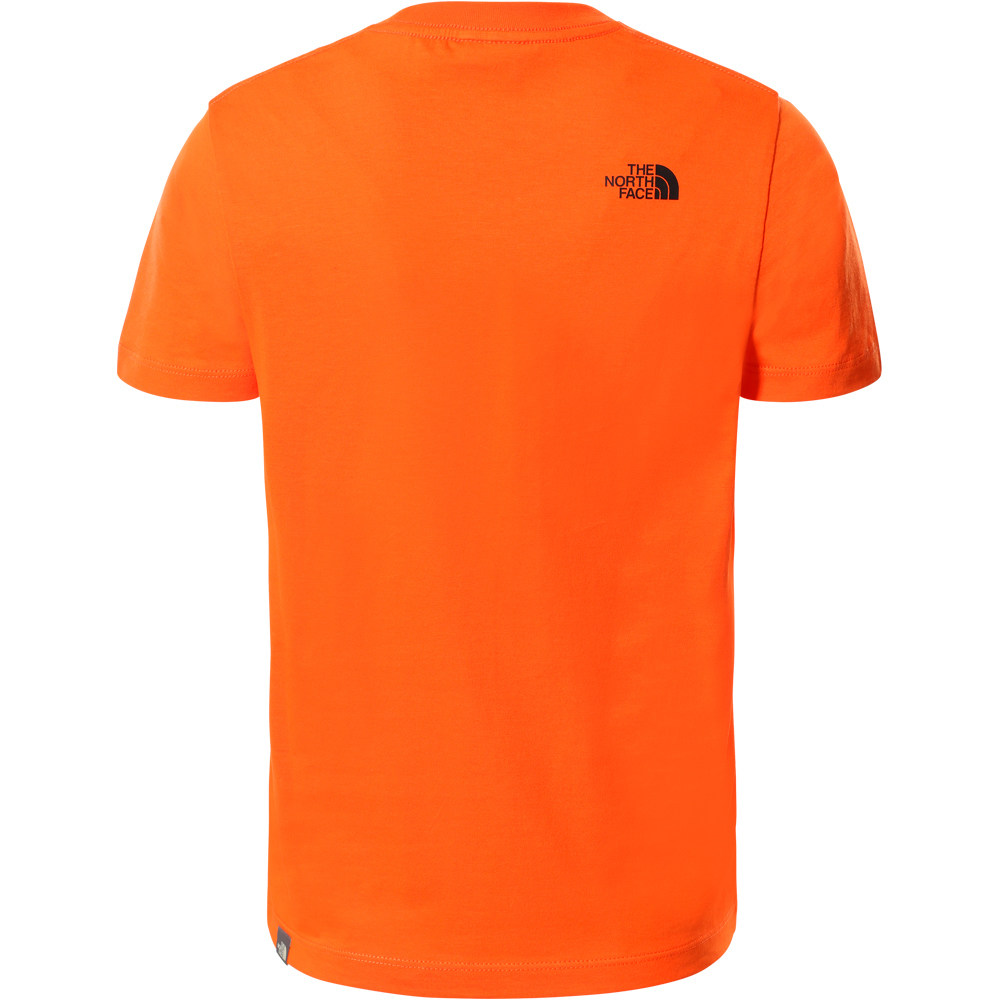 The North Face camiseta montaña manga corta niño Y S/S EASY TEE vista trasera