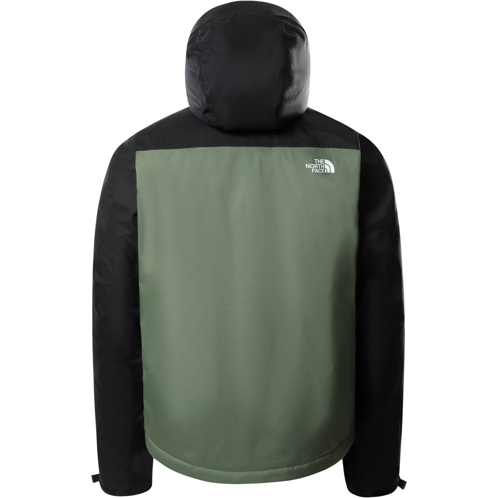 The North Face chaqueta impermeable insulada hombre M MILLERTON INSULATED JACKET vista trasera