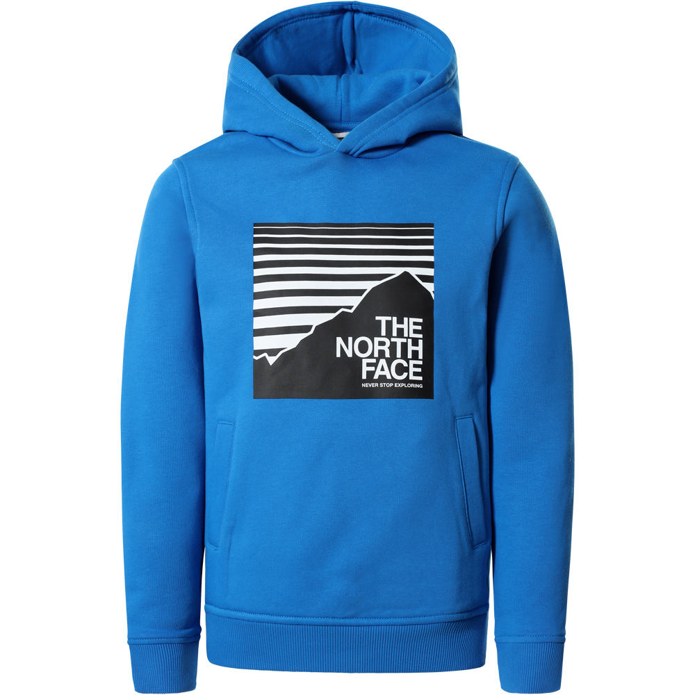 The North Face camiseta montaña manga larga niño Y BOX P/O HOODIE vista frontal