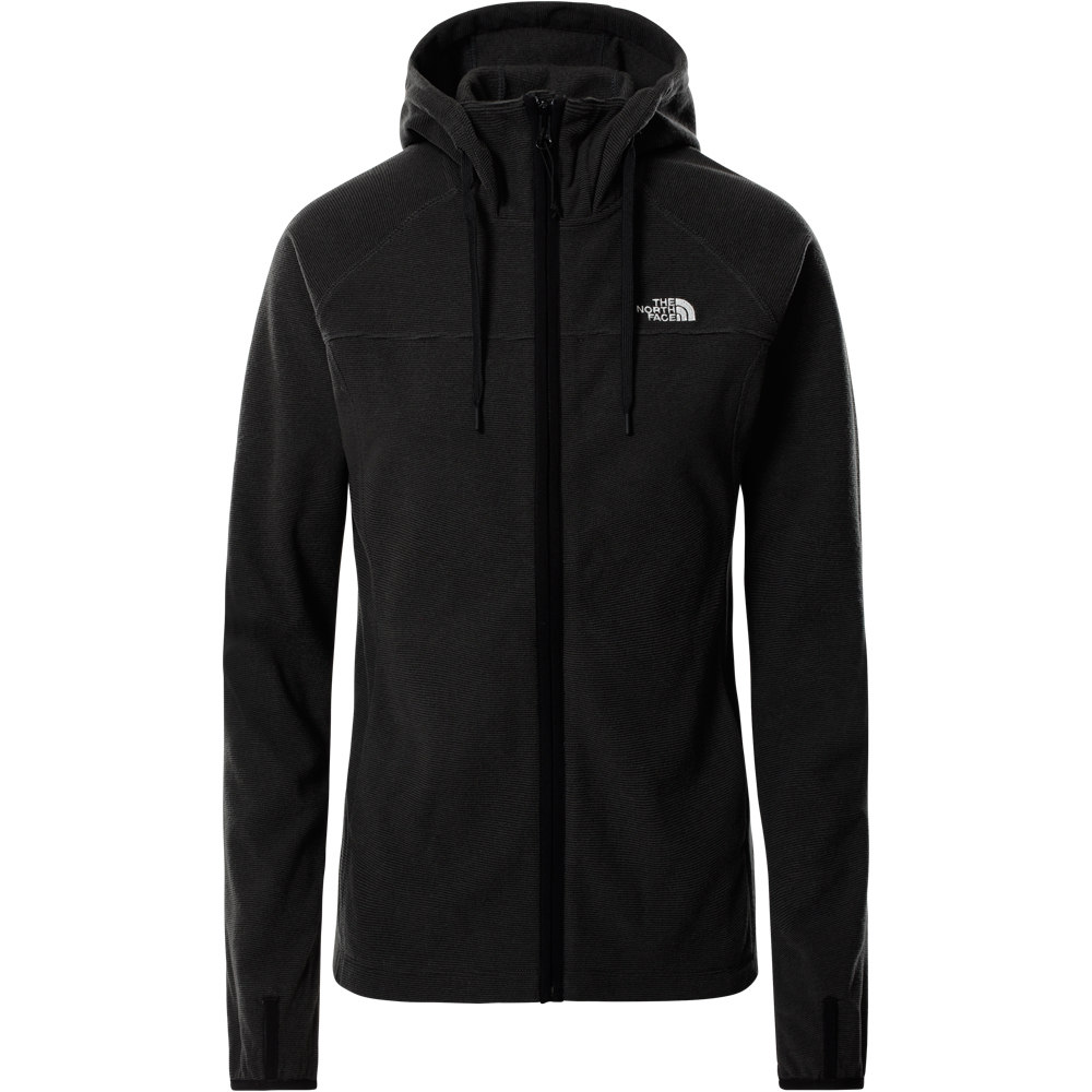 The North Face forro polar mujer W HOMESAFE FULL ZIP FLEECE HOODIE vista frontal