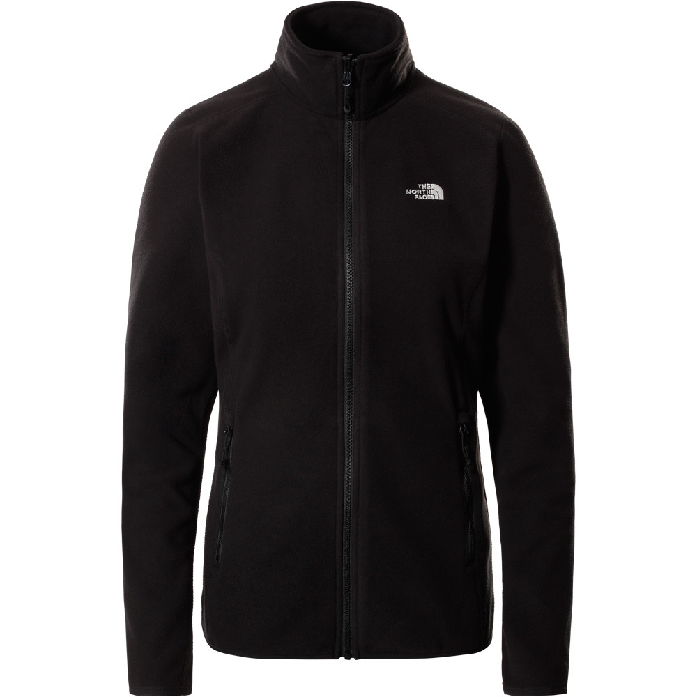 The North Face forro polar mujer W 100 GLACIER FZ - EU vista frontal