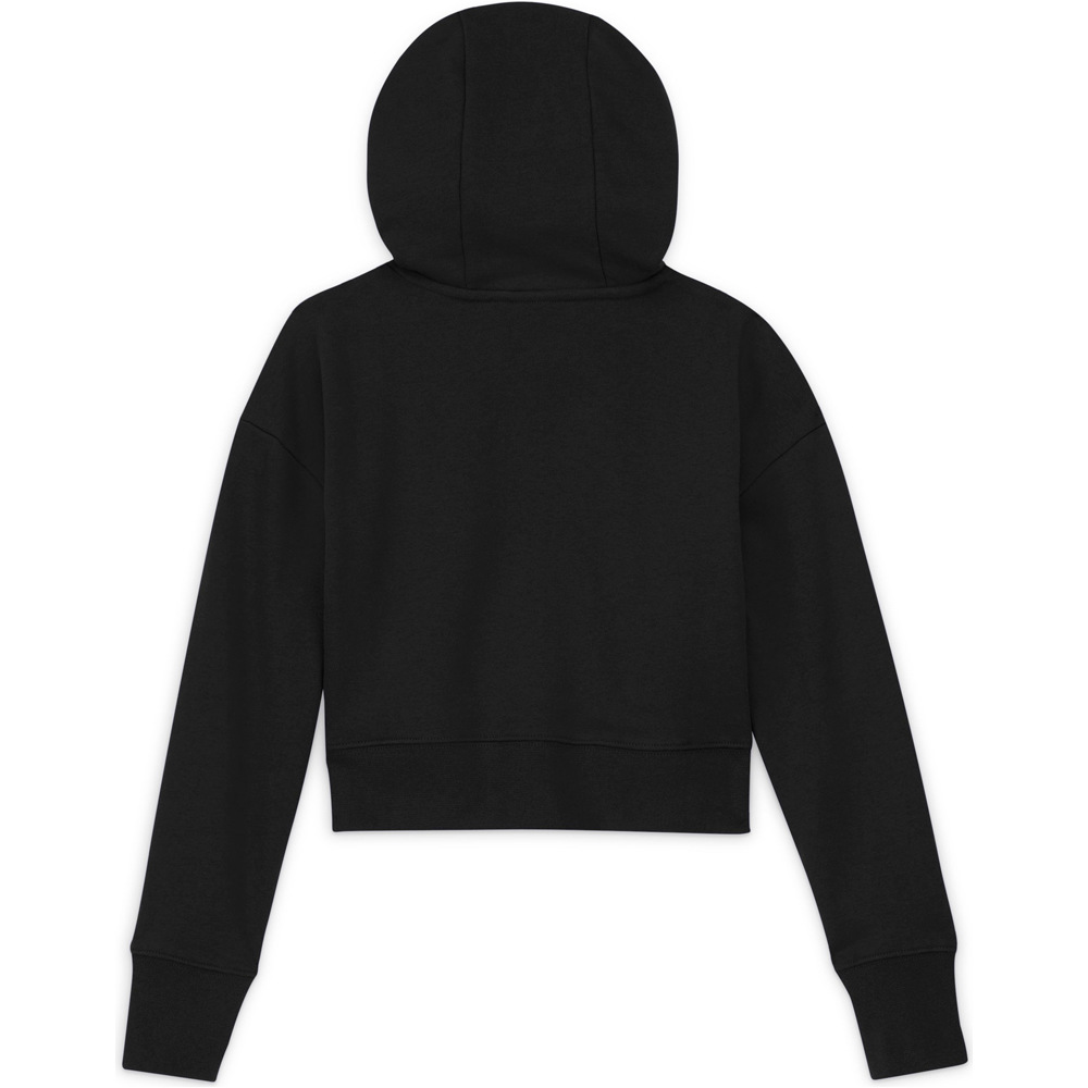 Nike sudadera niña G NSW CLUB FT CROP HOODIE HBR 05