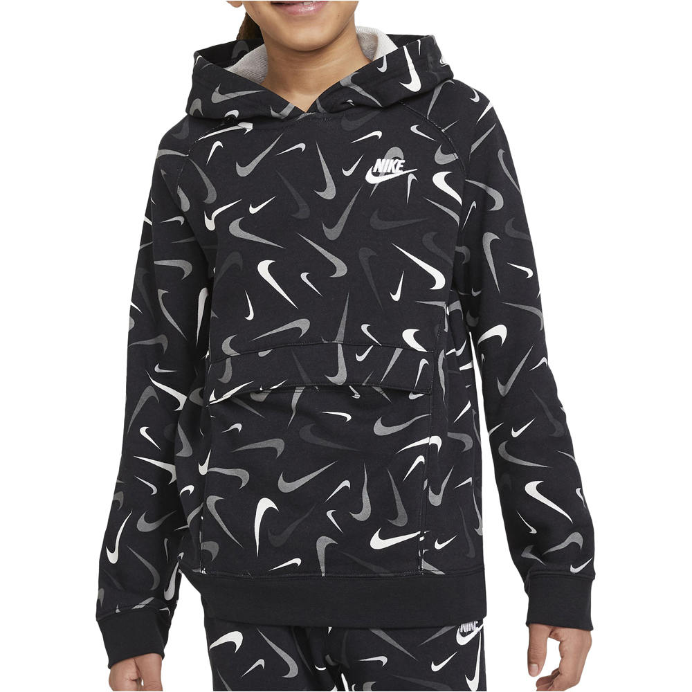 Nike sudadera niño B NSW PO HD CLUB FLC FT AOP 03