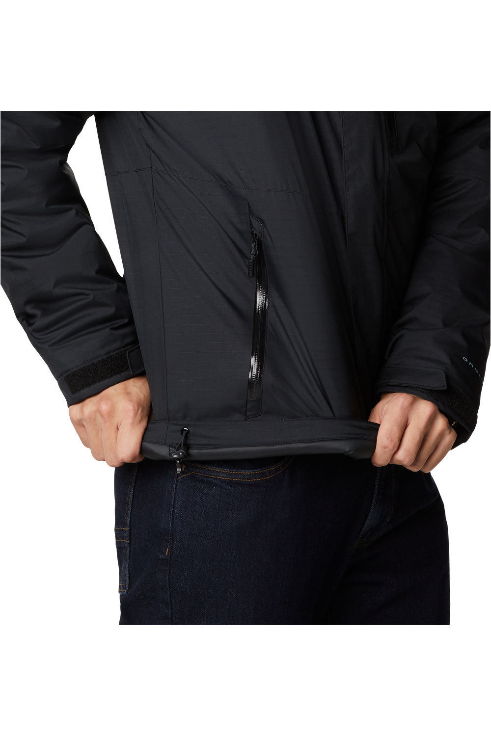 Columbia chaqueta impermeable insulada hombre Oak Harbor Insulated Jacket vista detalle