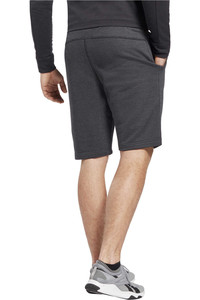 Reebok pantalón corto fitness hombre TE MELANGE SHORT vista trasera