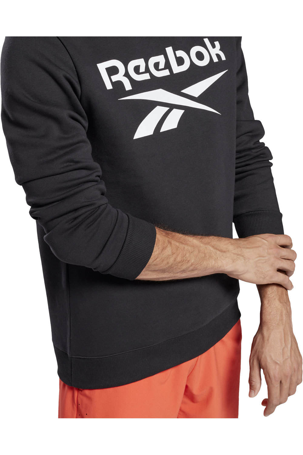 Reebok sudaderas deportivas hombre RI FLC BL CREW vista detalle