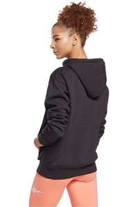 Reebok sudaderas deportivas mujer RI BL Fleece Hoody vista trasera