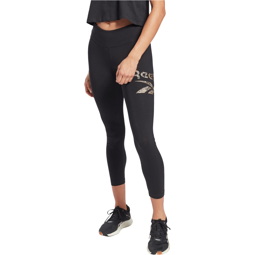 Reebok pantalones y mallas largas fitness mujer TE Modern Safari Legging vista detalle