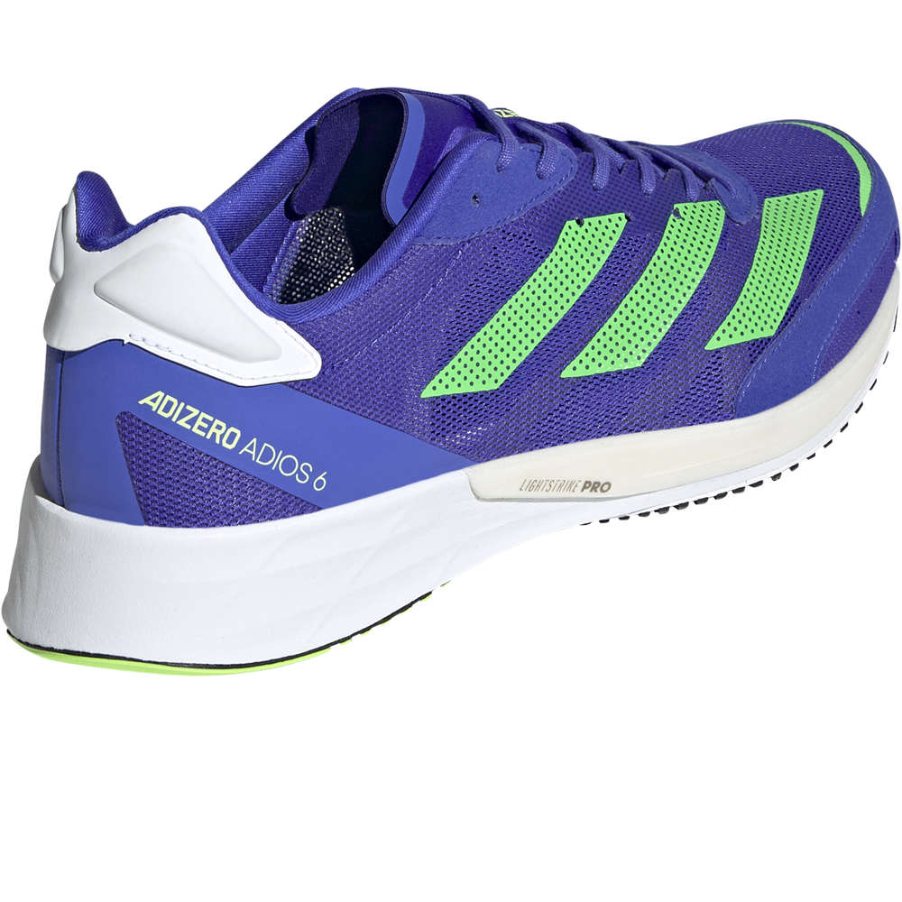 adidas zapatilla running hombre ADIZERO ADIOS 6 M vista trasera