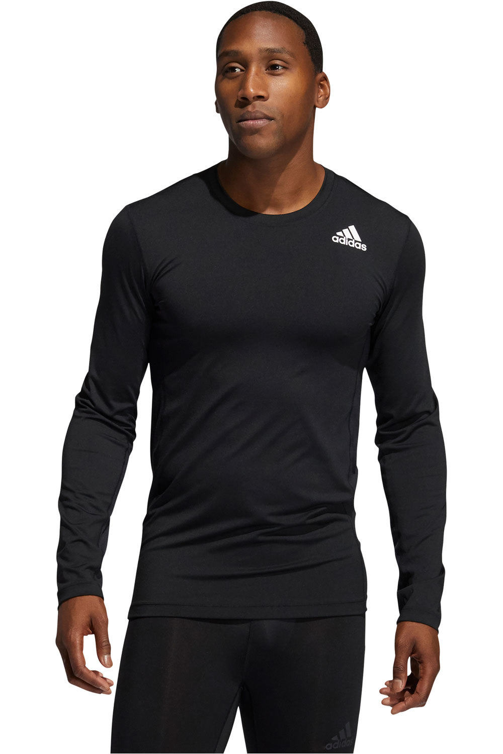 adidas camiseta térmica manga larga hombre TF LS vista frontal