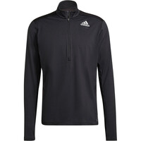 adidas camiseta técnica manga larga hombre Own The Run 1/2 Zip (manga larga) 04