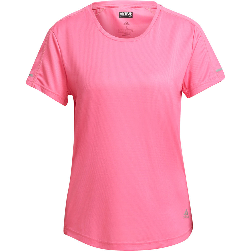 adidas camiseta entrenamiento manga corta mujer RUN IT TEE W vista frontal