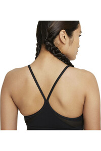 Nike sujetadores deportivos W NK INDY V-NECK BRA 03