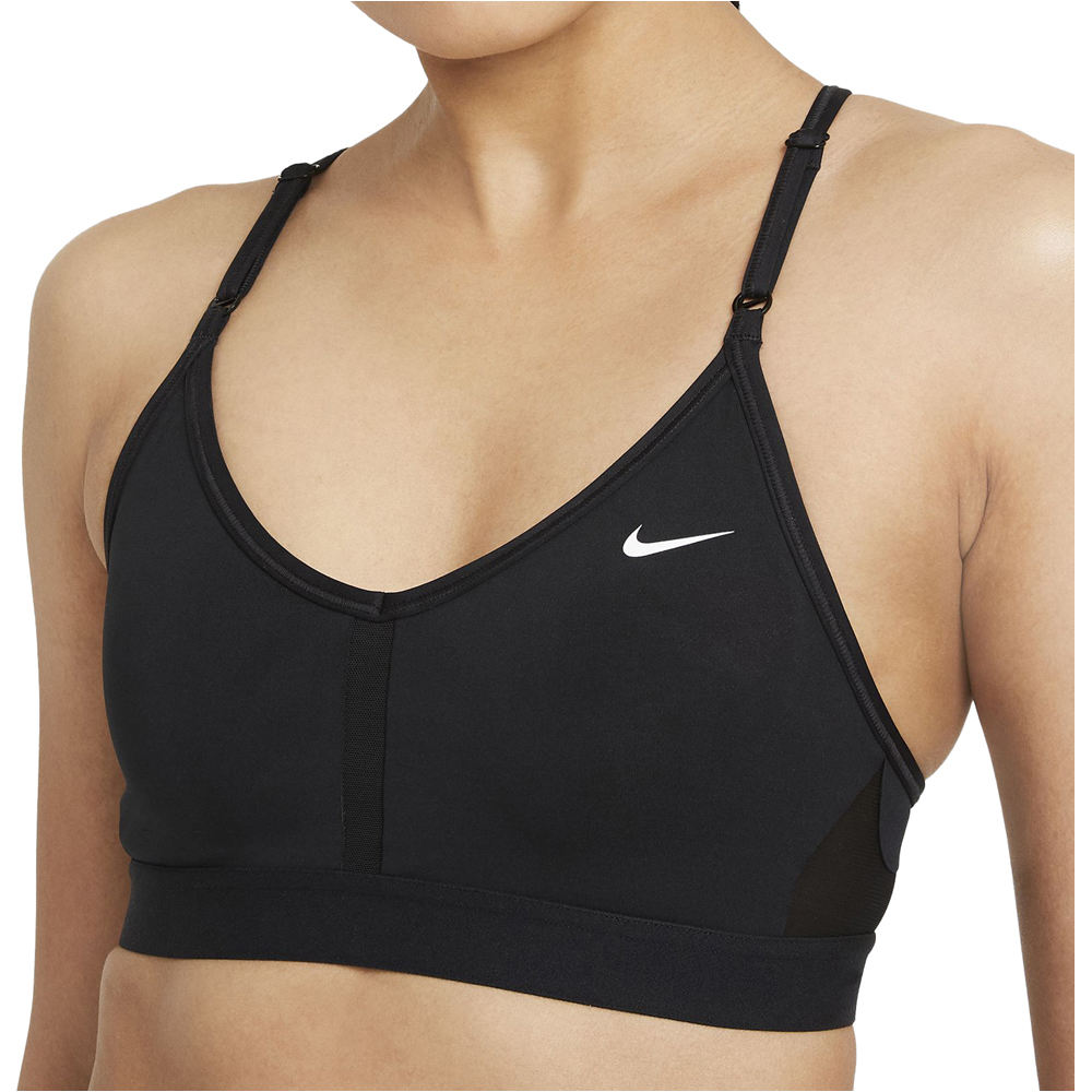 Nike sujetadores deportivos W NK INDY V-NECK BRA 04