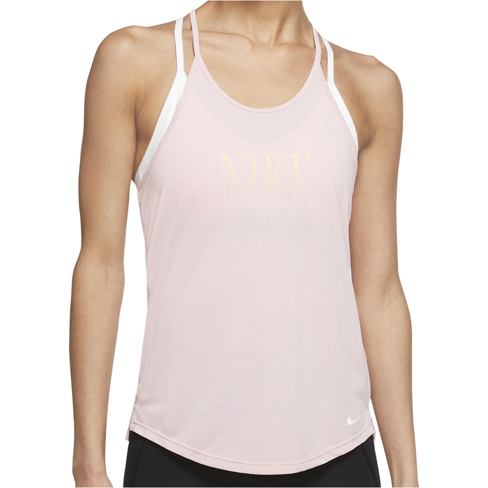 Nike camiseta tirantes fitness mujer W NK ONE DF ELSTKA STD TK 03