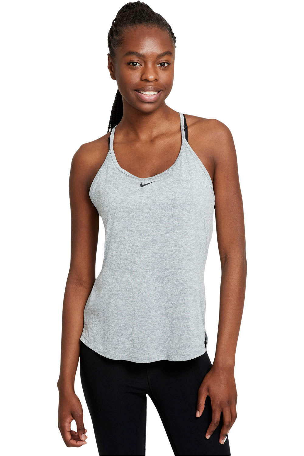 Nike camiseta tirantes fitness mujer ONE DF ELSTKA STD TANK vista frontal