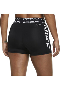 Nike pantalones y mallas cortas fitness mujer W NP DF NIKE GRX SHRT 3IN NE vista trasera