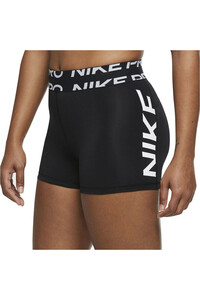 Nike pantalones y mallas cortas fitness mujer W NP DF NIKE GRX SHRT 3IN NE vista detalle