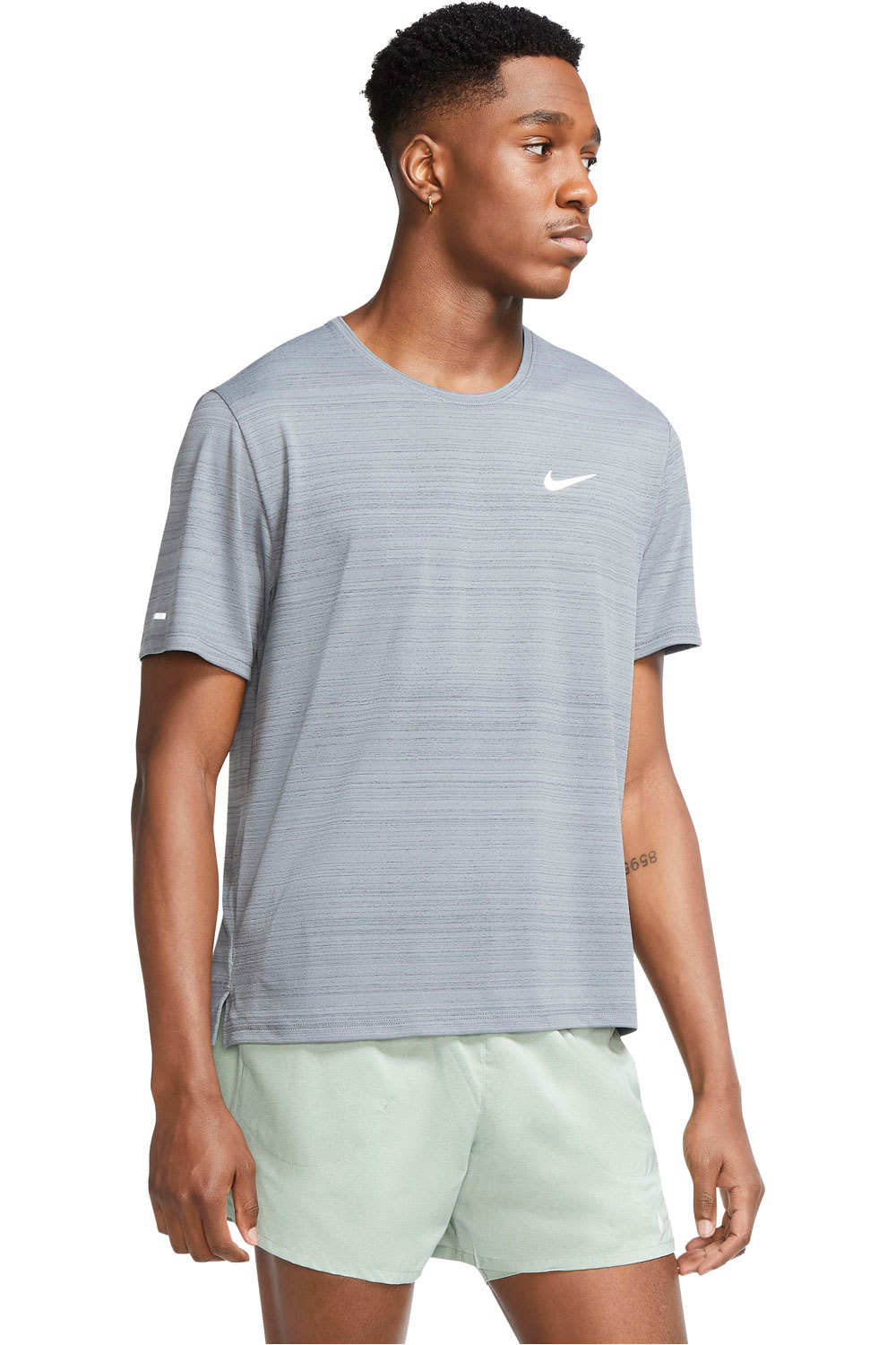 Nike camiseta técnica manga corta hombre DF MILER TOP SS vista frontal