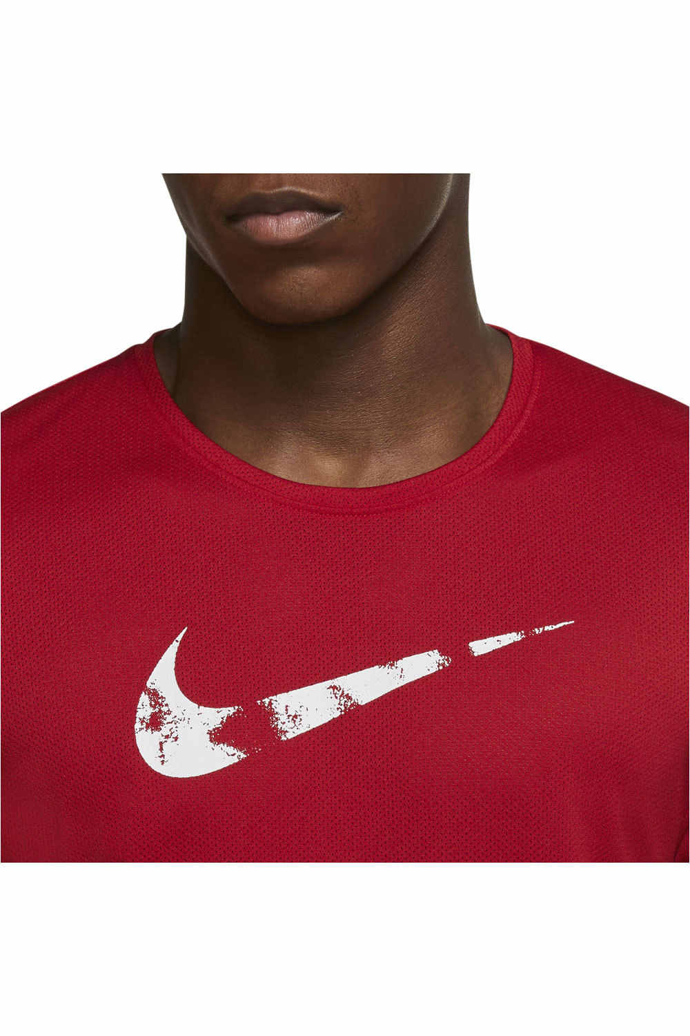 Nike camiseta técnica manga corta hombre M NK DF WR RUN TOP GX SS vista detalle