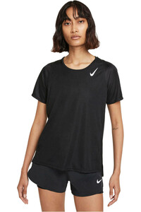 Nike camiseta entrenamiento manga corta mujer W NK DF RACE TOP SS vista frontal