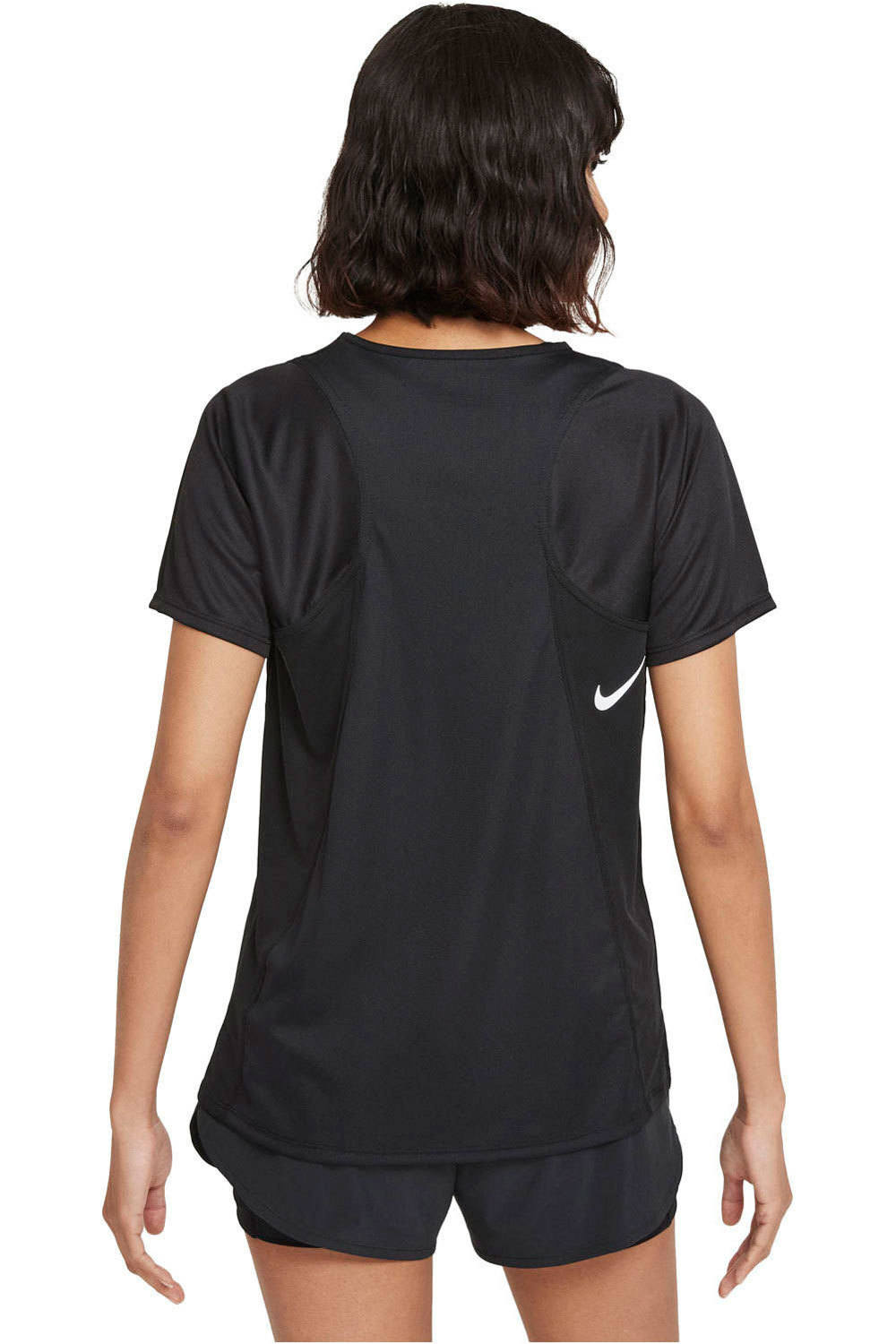 Nike camiseta entrenamiento manga corta mujer W NK DF RACE TOP SS vista trasera