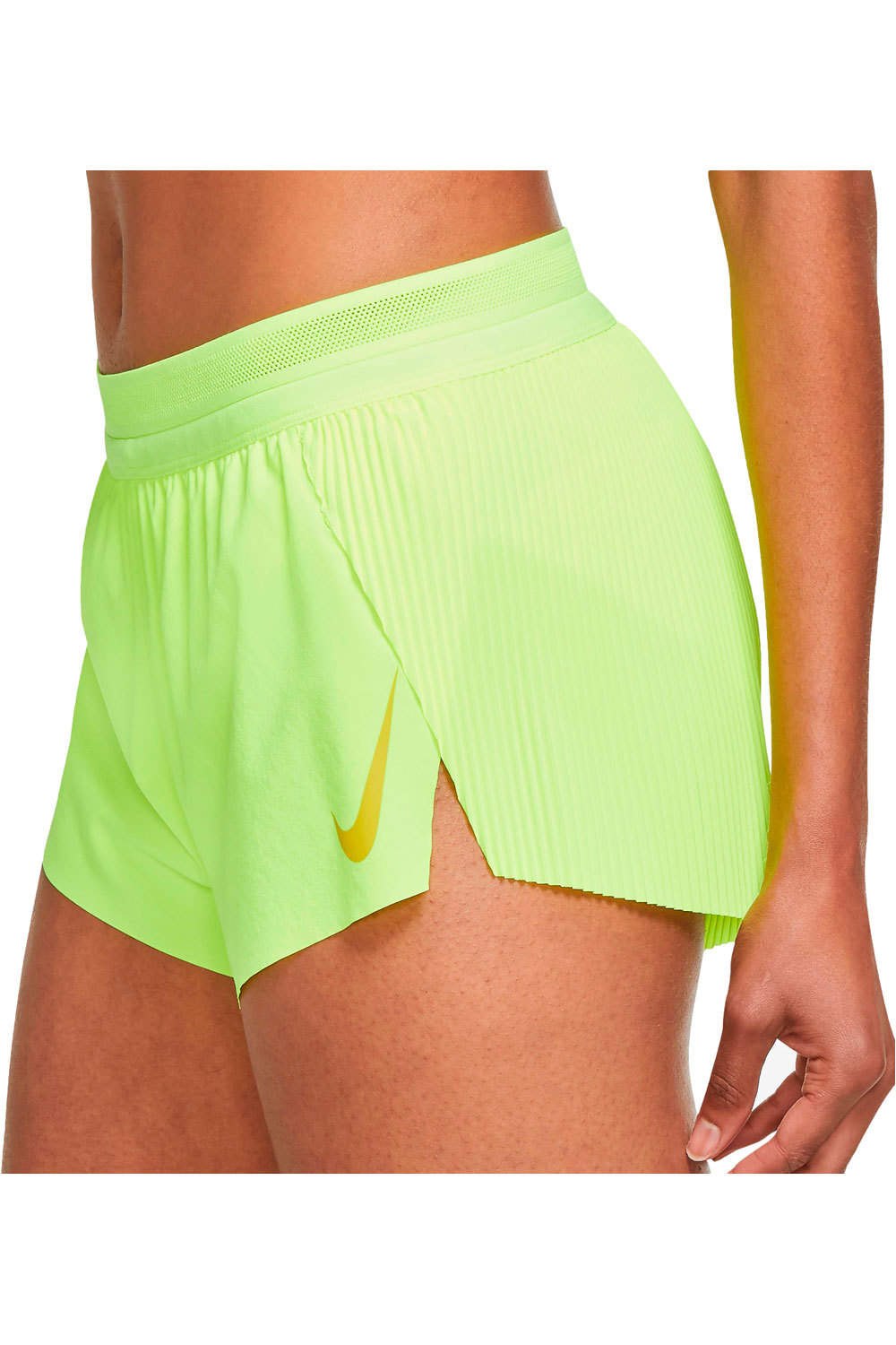 Nike pantalón running mujer W NK DF AROSWFT SHORT vista trasera