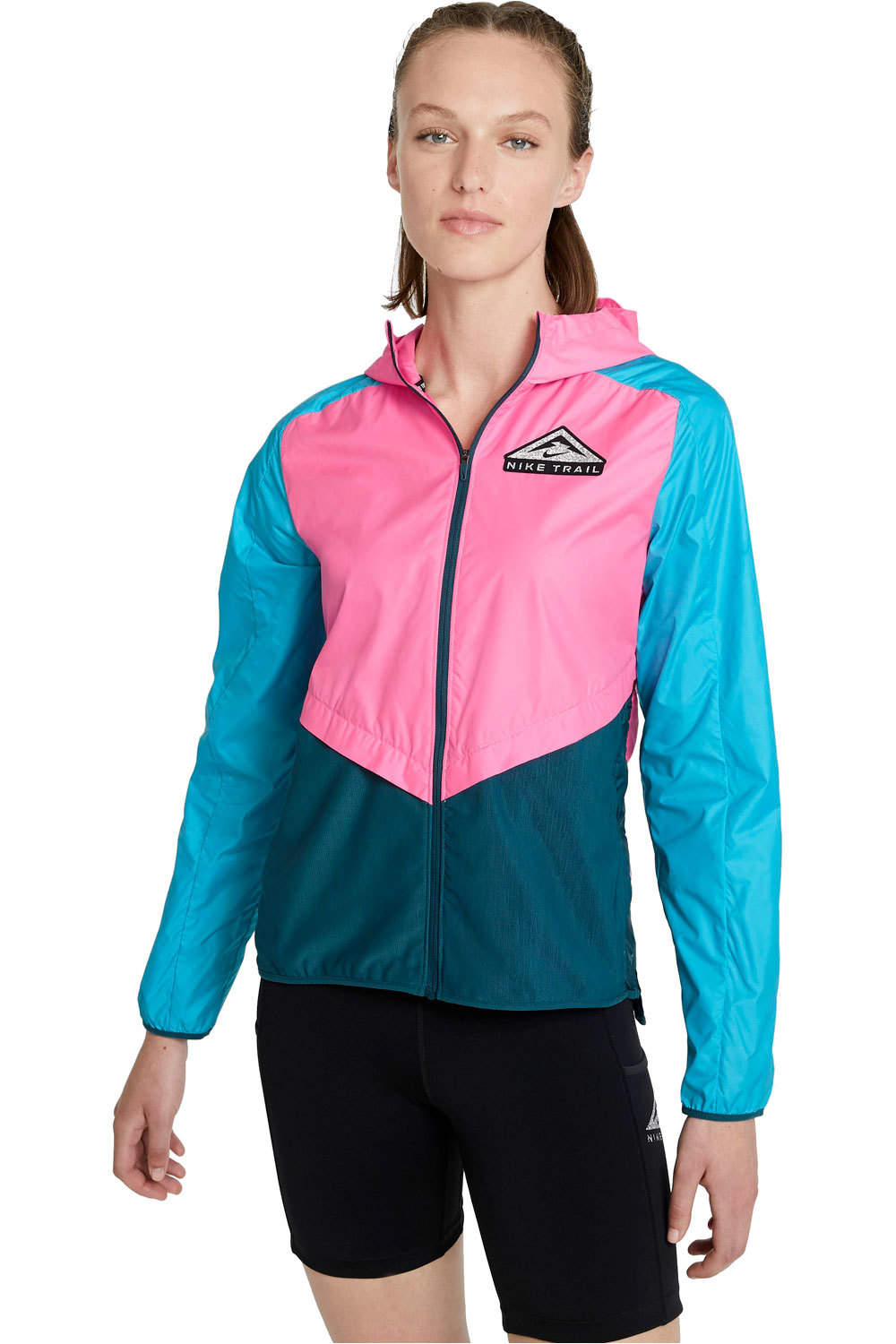 Nike CHAQUETA TRAIL RUNNING MUJER W NK SF TRAIL JKT vista frontal