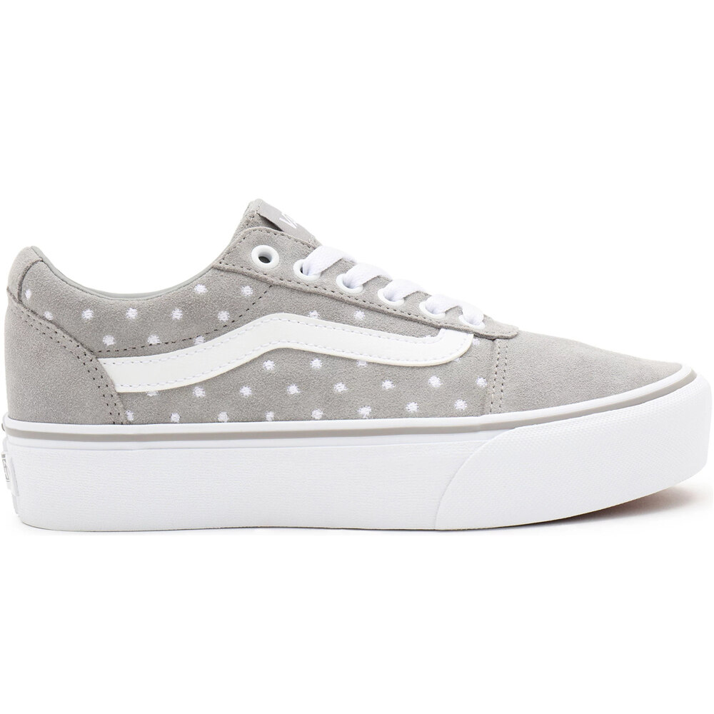 Vans zapatilla moda mujer WM Ward Platform (SUEDE DOTS) lateral exterior