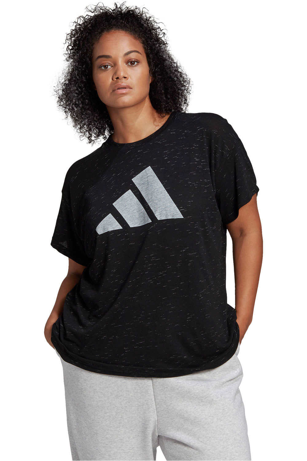 adidas camiseta manga corta mujer W WIN 2.0 TEE vista frontal