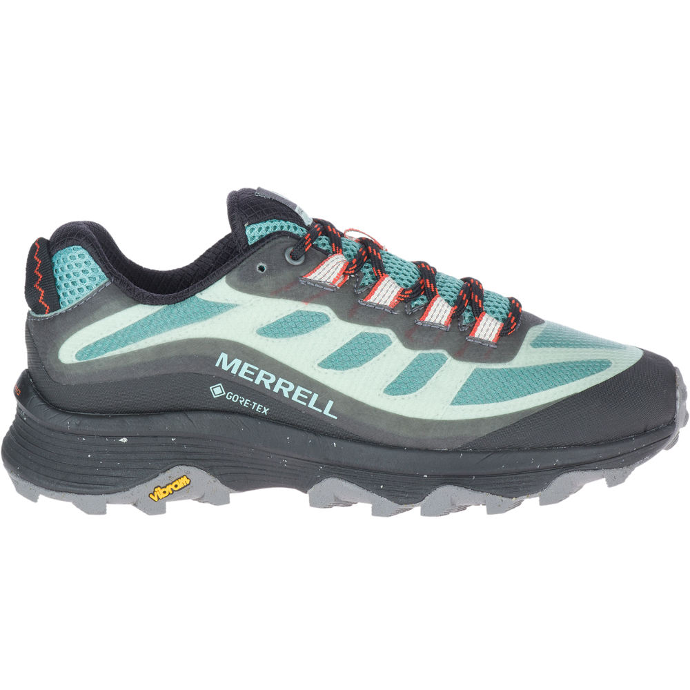 Merrell zapatilla trekking mujer MOAB SPEED GORE TEX lateral exterior