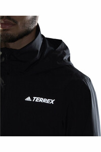 adidas chaqueta impermeable hombre Terrex Multi RAIN.RDY Primegreen Two-Layer impermeable vista detalle