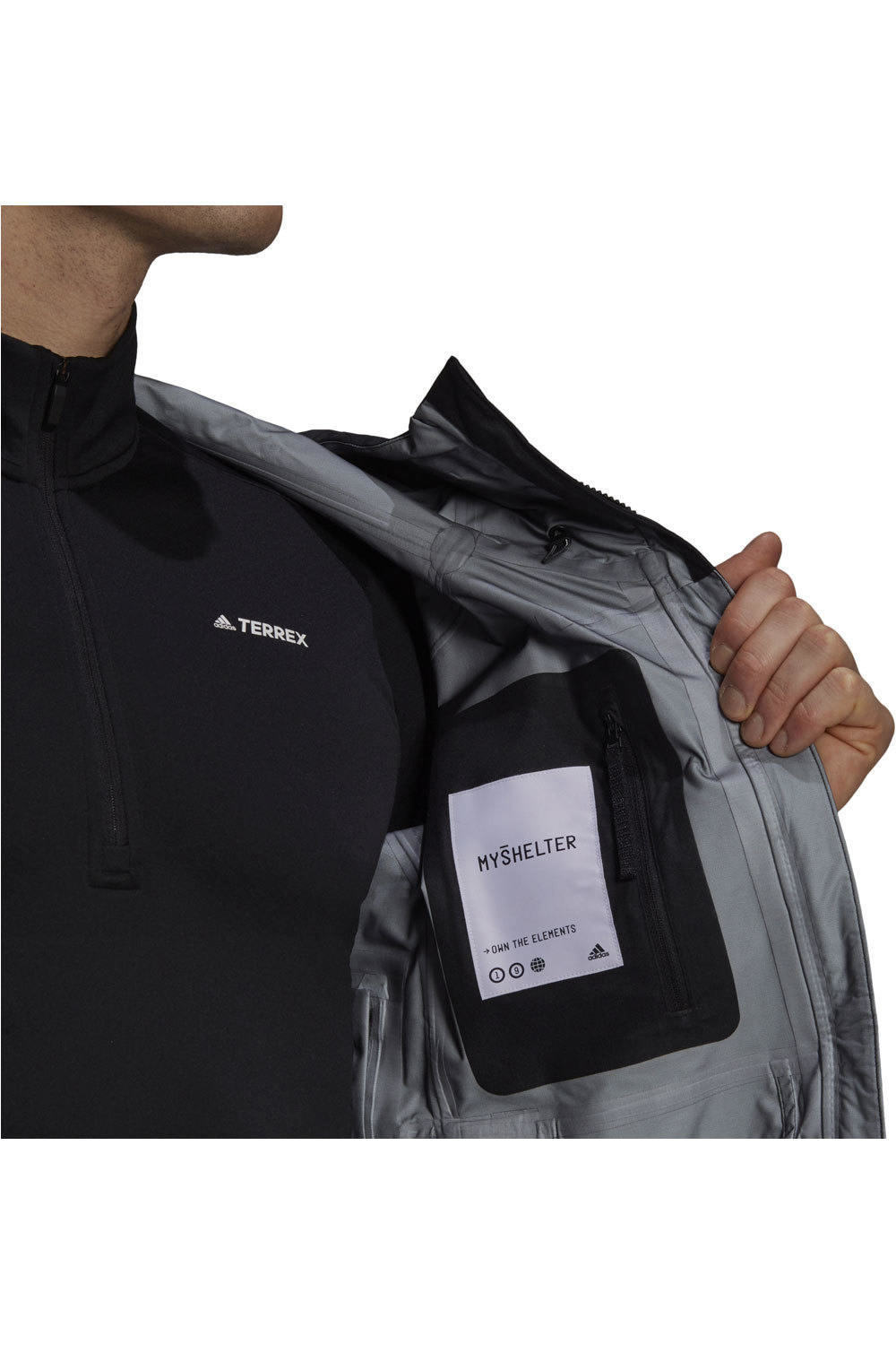 adidas chaqueta impermeable hombre Terrex MYSHELTER GORE-TEX Active 04