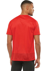 Salomon camisetas trail running manga corta hombre SENSE TEE M vista trasera