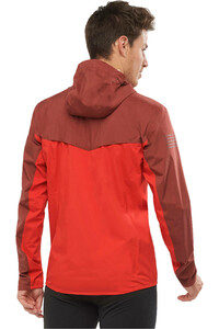 Salomon CHAQUETA TRAIL RUNNING HOMBRE BONATTI 2.5L JACKET M vista trasera