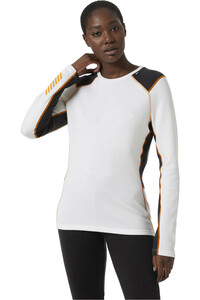 Helly Hansen camiseta térmica manga larga mujer W LIFA MERINO MIDWEIGHT CREW vista frontal