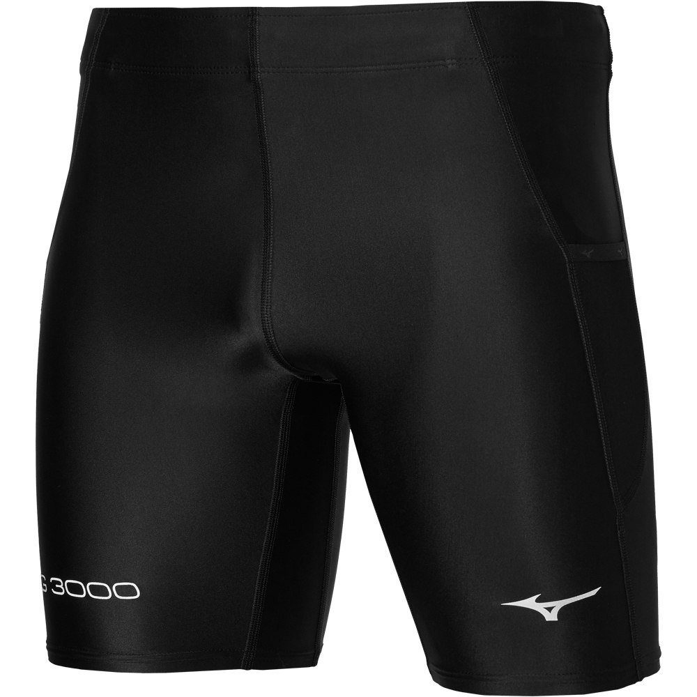 Mizuno malla trail running corta hombre BG3000 Mid Tight vista frontal