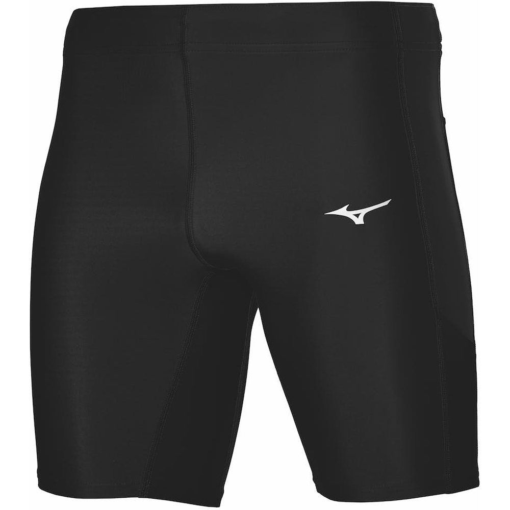 Mizuno malla corta running hombre Core Mid Tight vista frontal